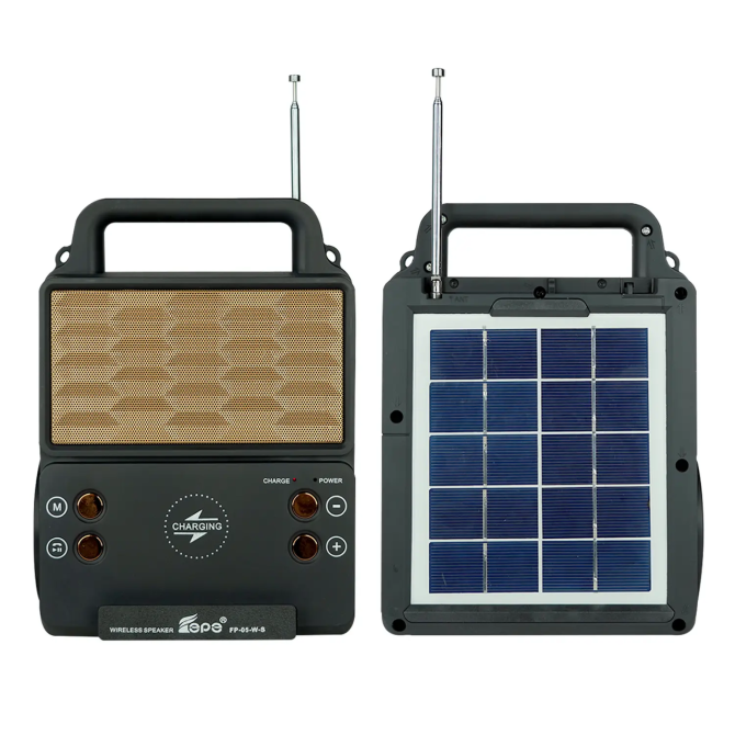Солнечная зарядная система Solar FP-05WSL + 2 фонаря + радио + Bluetooth + беспроводная зарядка Винница - изображение 7