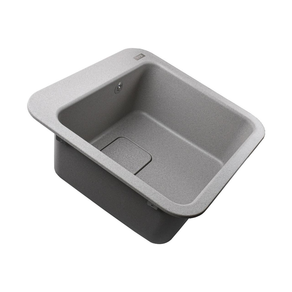 Гранитная мойка Globus Lux BARBORA серый камень 510x510мм-А0005 (000013966) Киев - изображение 5