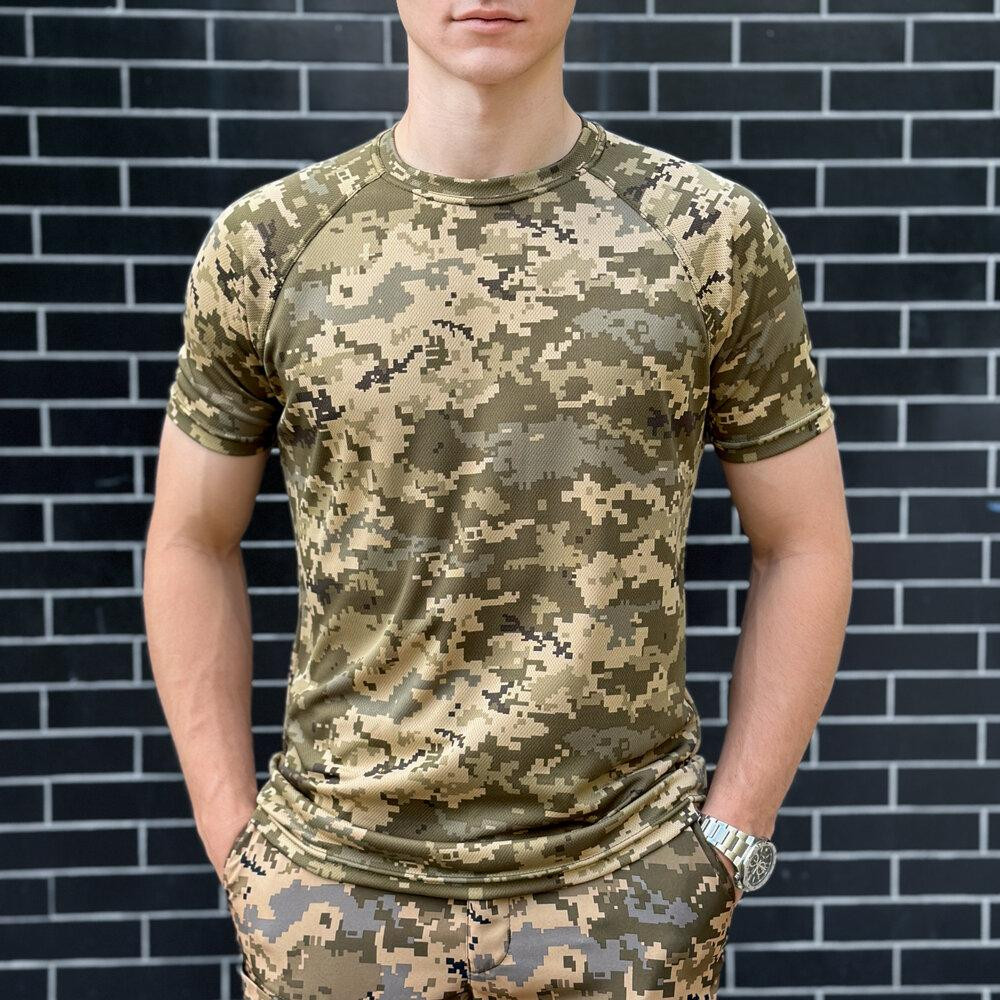 Мужская пиксельная футболка Pobedov Ergo Киев - изображение 1