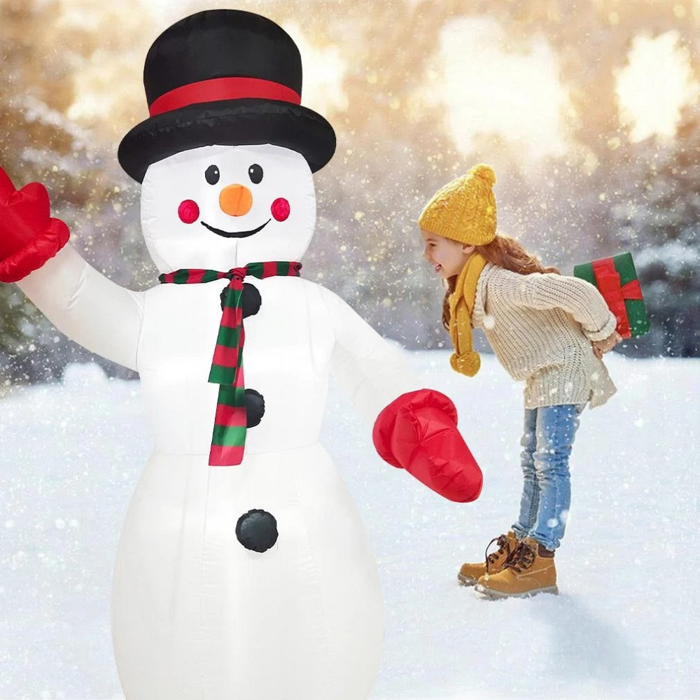 Фігура новорічна світлова Gotel Сніговик на 10 вогнів Київ - фото 3