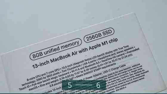 Ноутбук MacBook Air 13. M1 256GBSSD Київ