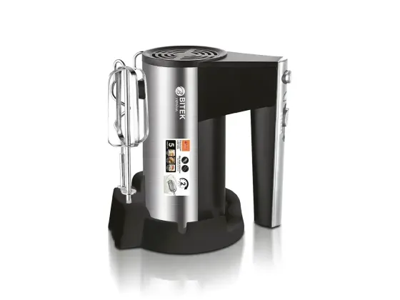 Кухонный миксер BITEK BT-6629A, 5 скоростей, 800Вт, 4 насадки венчики и крюки, универсальное назначе Киев