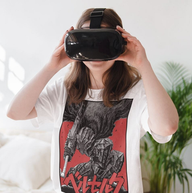 Футболка з аніме принтом Берсерк Гутс Аніме Манга оверсайз (S/M/L) Чорний AnimeJ1027 Дніпро - фото 4