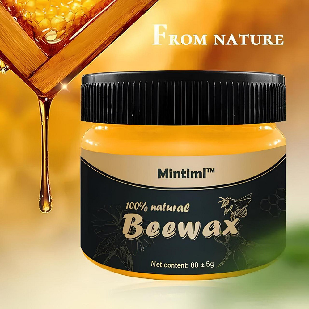 Натуральний поліроль для дерева BeeWax віск бджолиний, для відновлення зовнішнього вигляду дерева, 80g Київ - фото 4