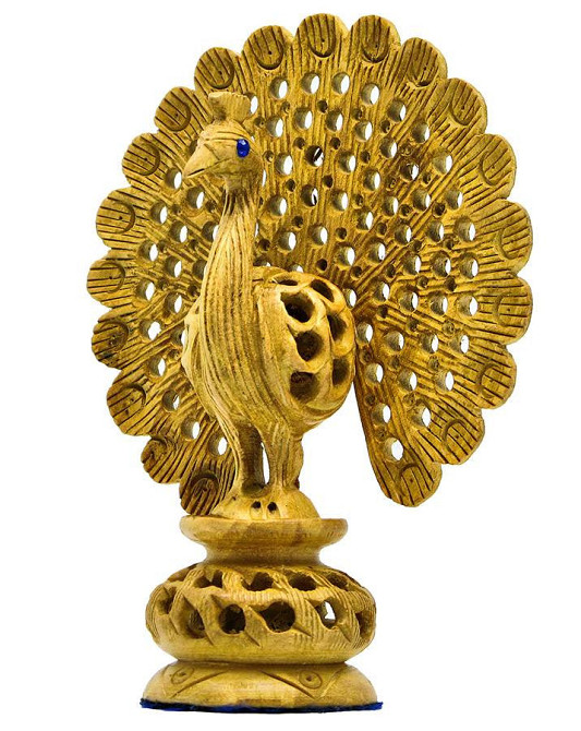 Фигурка Павлин деревянный резной Киев - изображение 1