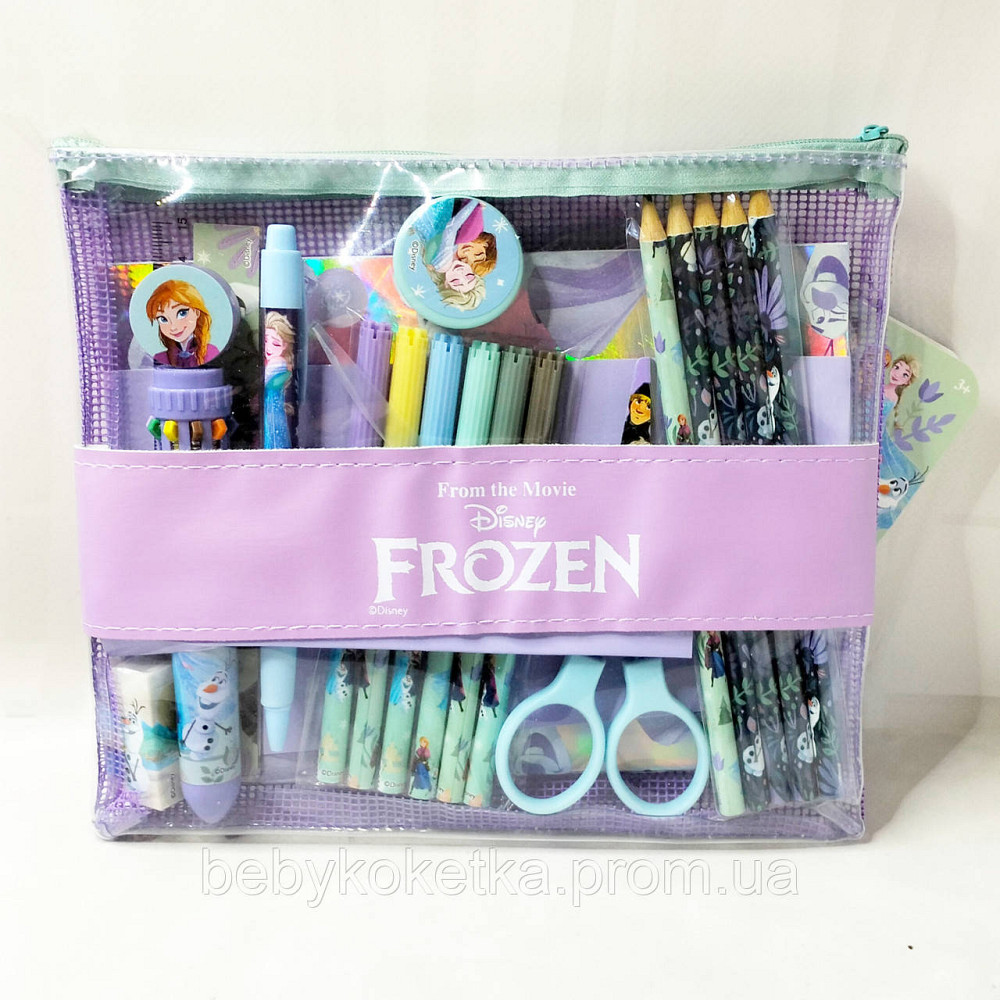 Дитячий концелярський набір для школи Disney Frozen. Львів - фото 1