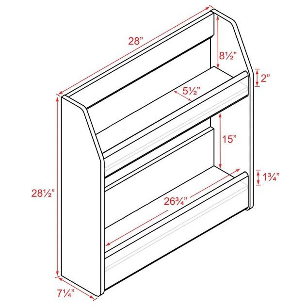 Настенная винная полка 
