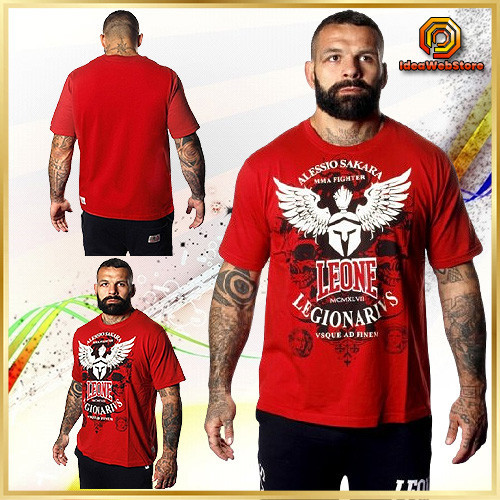 Футболка Leone Legionarivs мужская размер S стильная спортивная футболка Leone красного цвета Киев - изображение 1