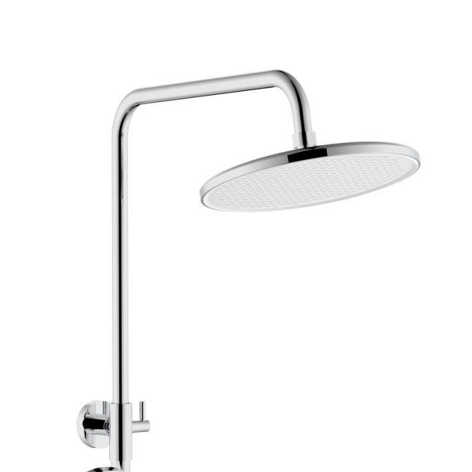 Душевая система из латуни Qtap Evia на три потребителя (с изливом) QTEVI111CRM47583 Chrome Харьков - изображение 4