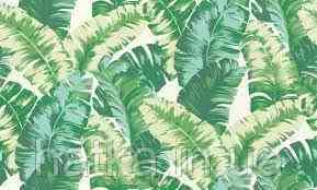 Шпалери метрові вінілові на флізеліні Rasch Clas листя пальми папороті зелені салатові Київ