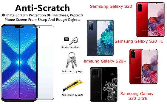 Защитное стекло NeoGlass для Samsung Galaxy S20, S20 FE, S20+, S20 Ultra – ультрапрозрачное и устойчивое Киев