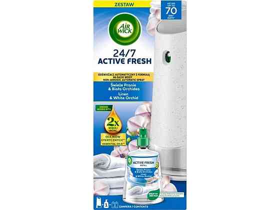 Автоматический освежитель воздуха Active Freshфлакон 228мл РАНКОВАЯ СВЕЖСТЬ И ЦВЕТЫ ОРХОДЕИ ТМ AIRWICK Киев