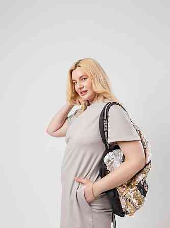 Летнее платье с карманами Nirvana 50-52, Серый Киев