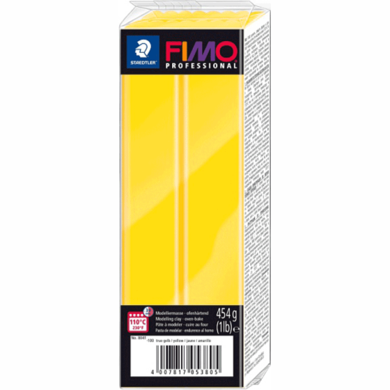 Пластика для бижутерии Professional Желтая 454г Fimo Киев