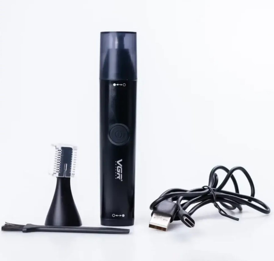 Тример для обличчя та носа VGR V-613 9571, чорний Вінниця - фото 3