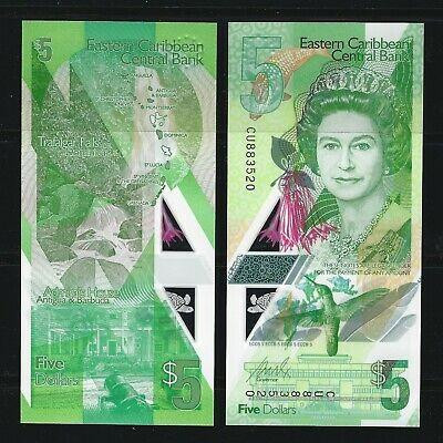 E Caribbean St Карибські Про Кариби - 5 Dollars 2021 Polymer UNC Полтава - фото 1