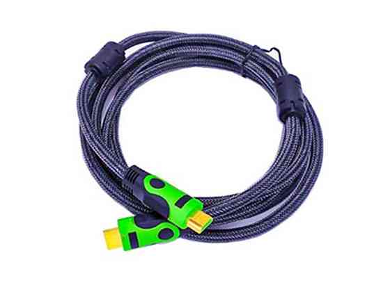 Кабель HDMI-HDMI c феритовими фільтрами 3 м зелений ТМ Китай   Solmir Київ