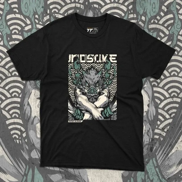 Футболка для подростка мальчика с принтом Клинок, рассекающий демонов Іноске Хашибіра 5 Размер 160 Anime10410 Днепр - изображение 1