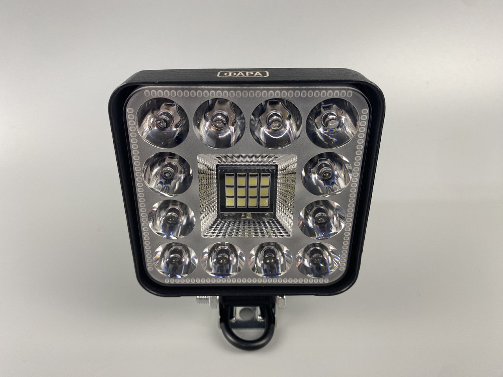 Фара LED квадратна 48W 6000K (28 діодів) (8.5 см х 8.5 см х 1.5 см) Mini Мукачево - фото 8
