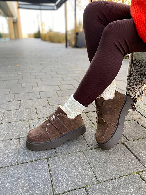 PLPS Угги жіночі PLPS 2808-4 коричневі (зима, замша натуральна) (6030) Коломыя - изображение 4