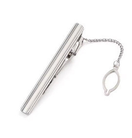 Затискач для краватки сріблястий Київ - фото 1