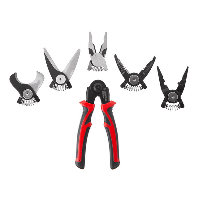 Плоскогубці багатофункціональні 5 в 1, змінні насадки, кейс, STORM INTERTOOL NT-0115 Київ - фото 5