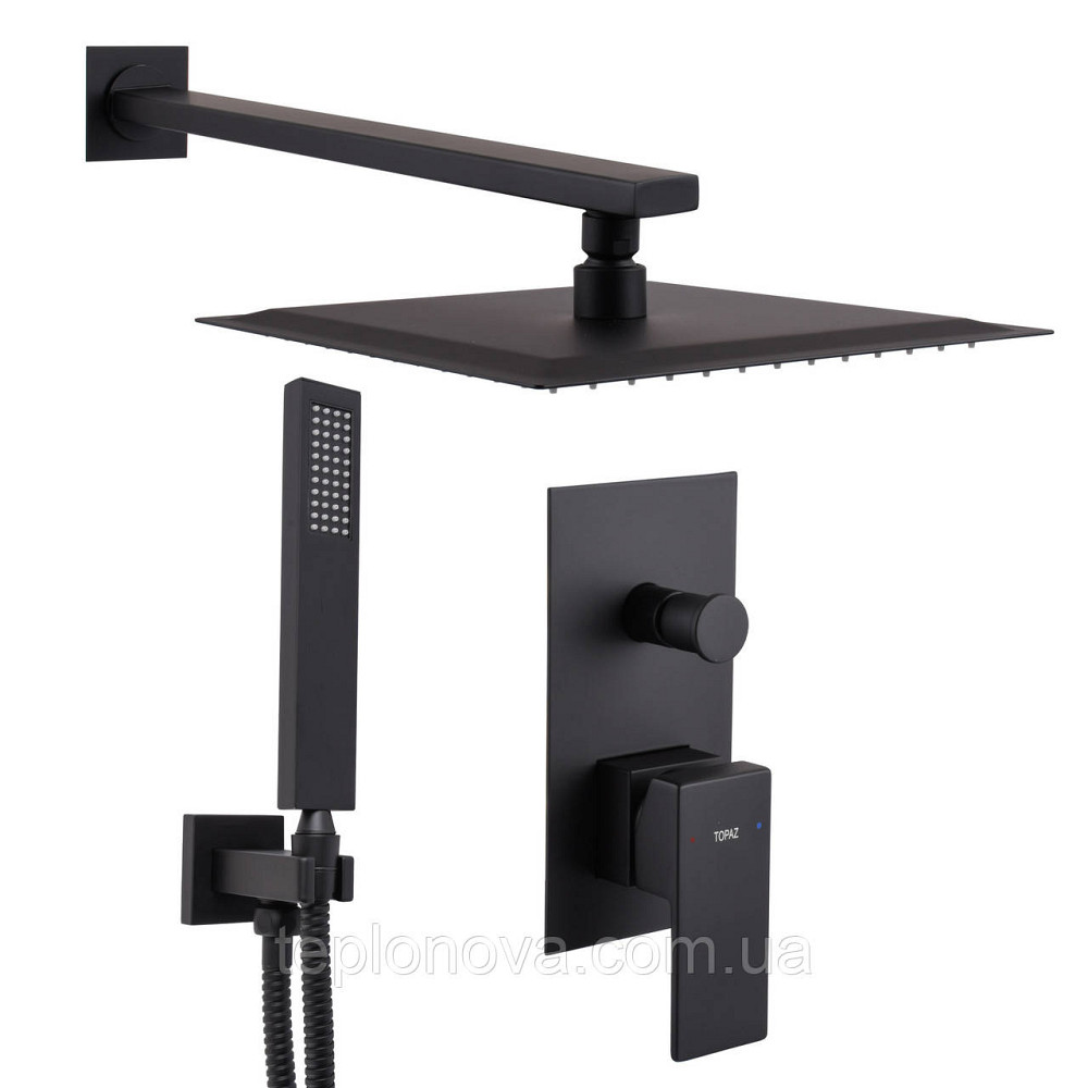Змішувач для душу вбудований TOPAZ ODISS TO-18205-H66-BL Чернівці - фото 1