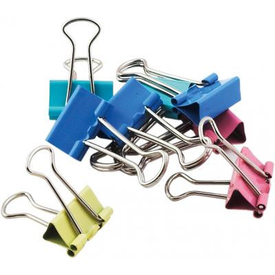 Біндер металевий Buromax 19мм, 12шт, color (BM.5355) Вінниця - фото 1