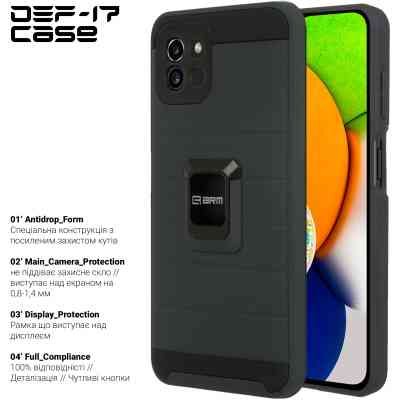 Чехол для мобильного телефона Armorstandart DEF17 case Samsung A03 (A035) Black (ARM61350) Винница