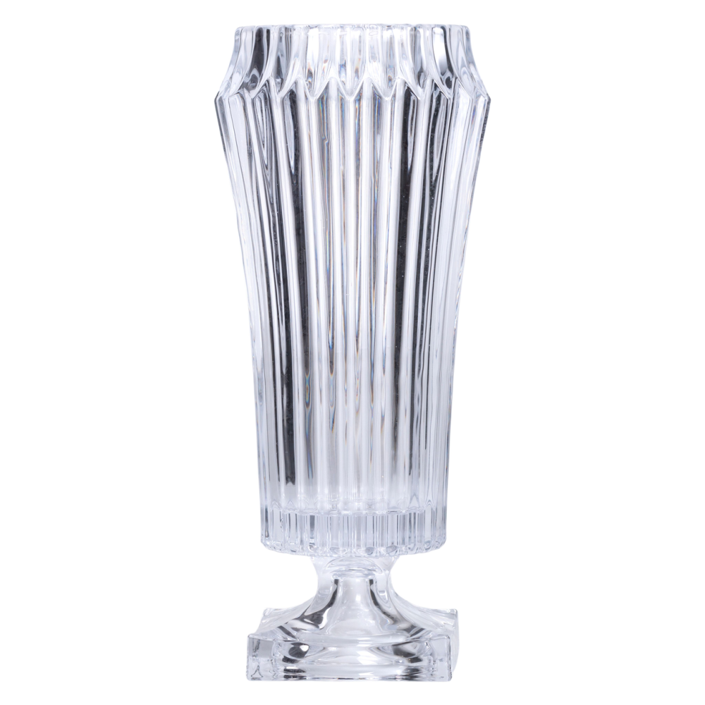 Yiwu Ваза для квітів кругла 34.5 см скляна декоративна ваза з товстого скла 1.8 л HP-19-141 Киев - изображение 3