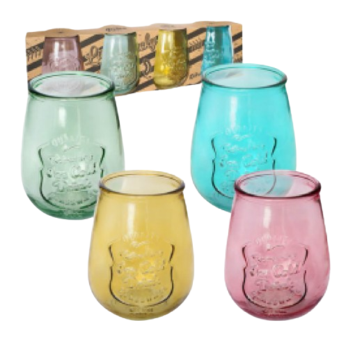 Набір склянок Ретро мікс 700мл 4шт 9450-1 S&T
    
            
                Набір склянок Ретро мікс 700мл 4шт 9450-1 S&T
    
            Житомир - фото 1