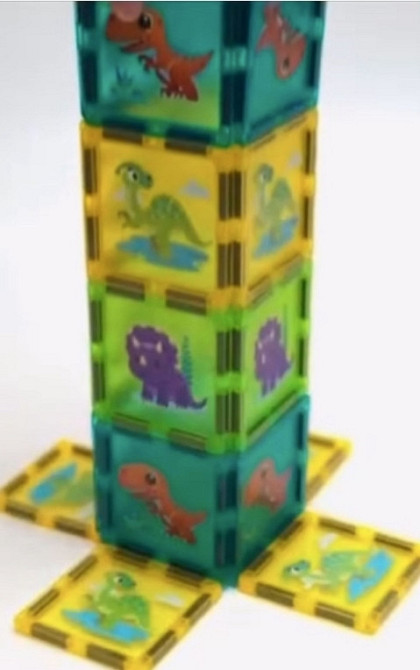 Магнітний конструктор динозаври магнитный на подарок. Київ - фото 5