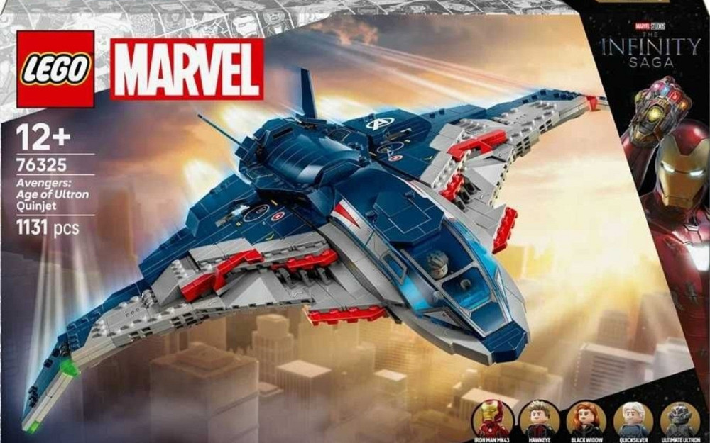 Конструктор LEGO Super Heroes 76325 Месники Ера Альтрона Квінджет. Київ - фото 2