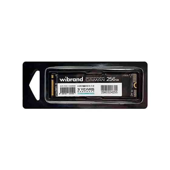 SSD M.2 Wibrand Caiman 256GB NVMe 2280 PCIe 3.0 3D NAND (WIM.2SSD/CA256GB) Київ