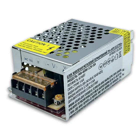 Блок живлення UAlectric 12В 3А для LED-лент і CCTV Київ