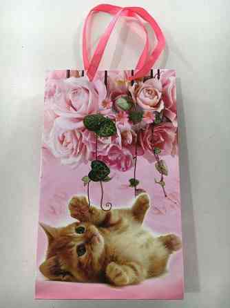 Бумажный пакет подарочный Средний 17/26/8(артSV-039) (12 шт) Харьков