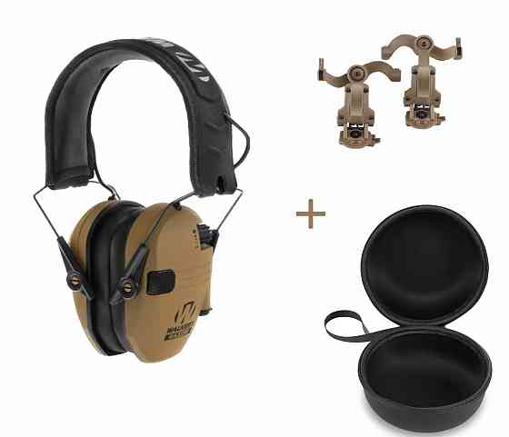 Активные наушники Walkers Razor с чехлом и креплениями OPS Core Чебурашки Койот Киев