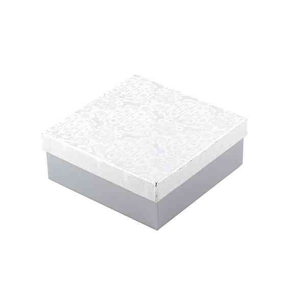 Коробка подарункова "Silver" 16 х 16 х 8 см Рівне