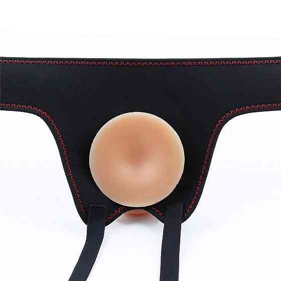 Женский страпон с вибрацией Easy Strapon Set 7.5'' Sex Aura Киев