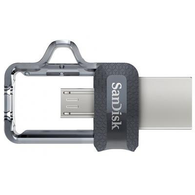 USB флеш накопичувач SanDisk 64GB Ultra Dual Black USB 3.0 OTG (SDDD3-064G-G46) Вінниця - фото 3