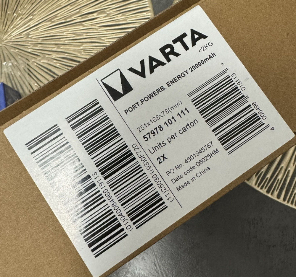 Павербанк Варта Varta Power Bank Energy 20000 mAh White. Киев - изображение 2