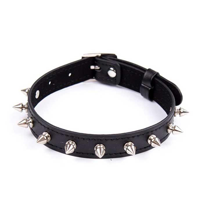БДСМ ошейник с шипами - Черный – Садо-мазо Винница - изображение 1