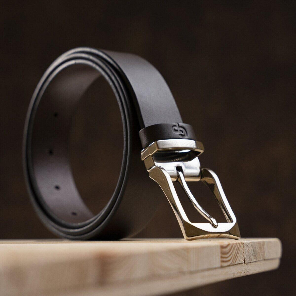 Ремень Коричневый (GRANDE PELLE) Киев - изображение 12