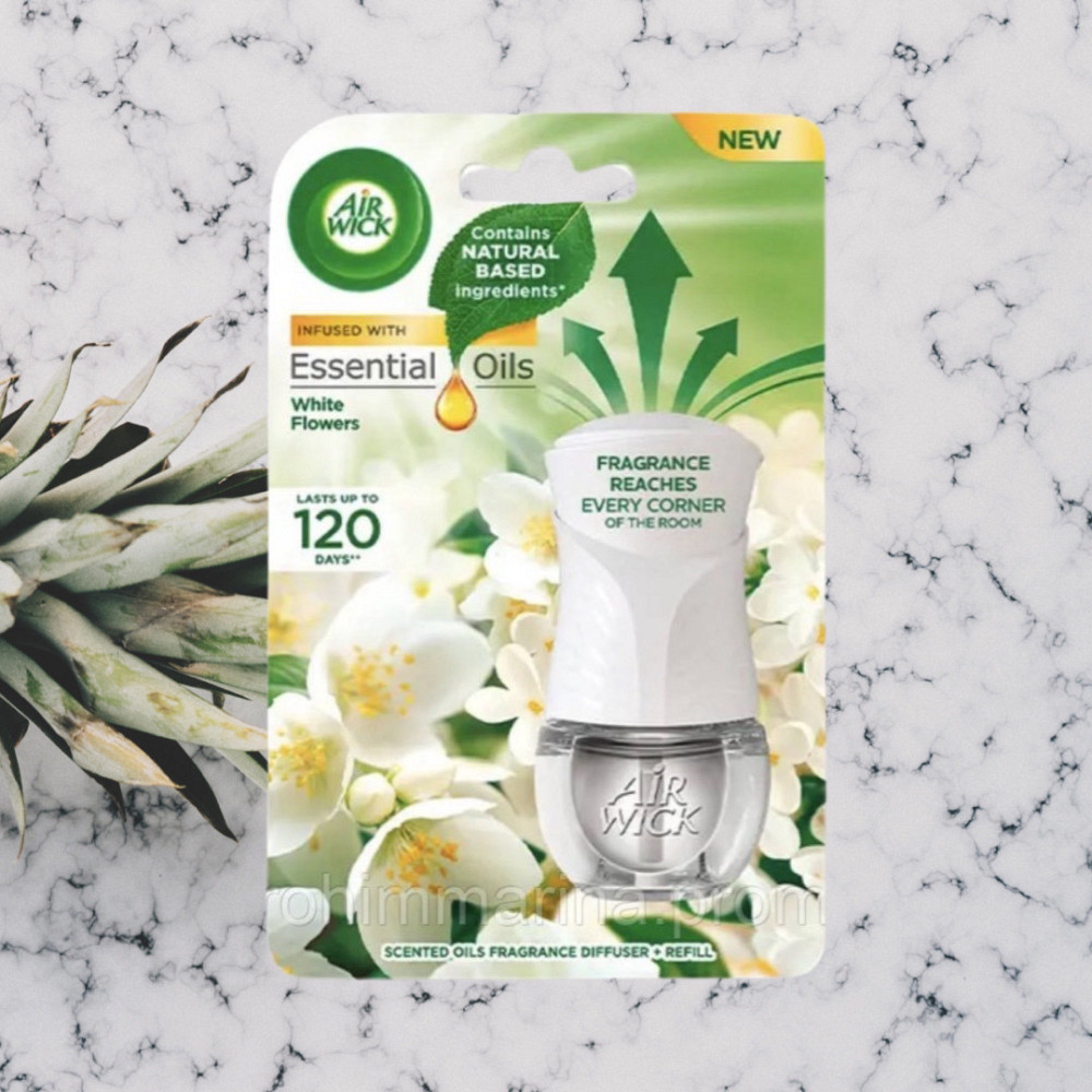 Електричний освіжувач повітря Air Wick White Flowers 19 мл. Виноградов - изображение 2