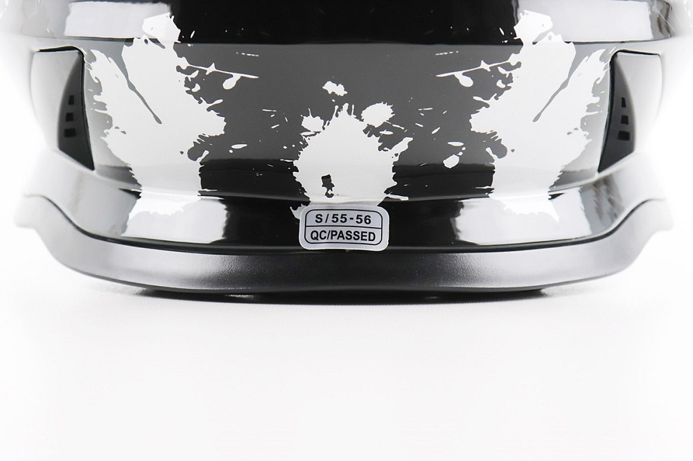 Шолом кросовий/ендуро/АТV зі склом BLD-819-7 S (55-56см), ЧОРНИЙ/СІРО-СИНІЙ Київ - фото 7