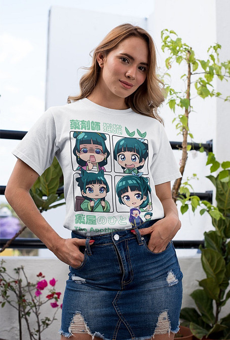 Футболка аниме Маомао Апотхекарй Диариес Ессентиал оверсайз (S/M/L) Черний AnimeJ0201 Днепр - изображение 3