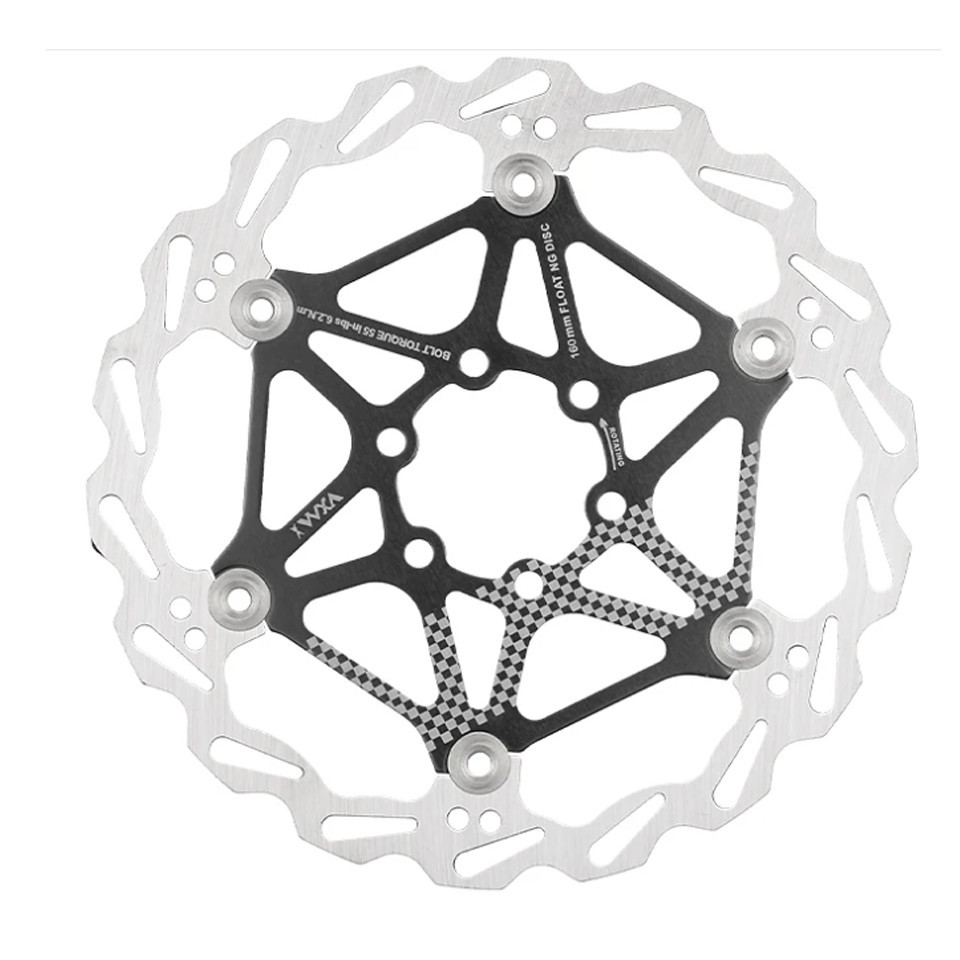 Диск, ротор тормозной из стали лучшего рассеивания тепла 160 мм Feel Fit Черный Бровары - изображение 1