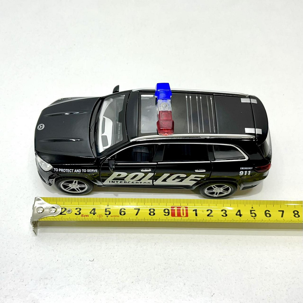Машина Автосвіт Mercedes gls інерційна відчиняються двері 16.5 см Чорна (AP-1957) Чернігів - фото 6