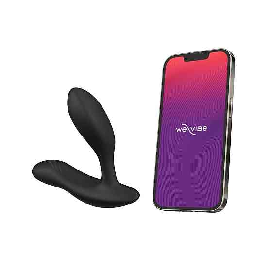 Смарт-вібромасажер простати We-Vibe Vector+ CHARCOAL BLACK, пульт ДК, регульований кут нахилу Sex Aura Київ