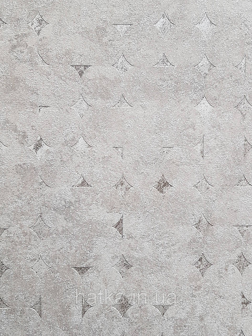 Шпалери вініл на флізеліні AS creation Metropolitan stories ByTime 0,53х10 геометрія фігури кремові сріблясті Київ - фото 1